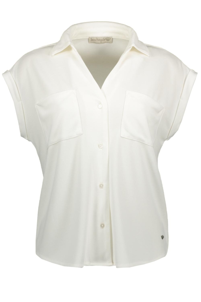 VEDA BLOUSE MODAL O WHITE